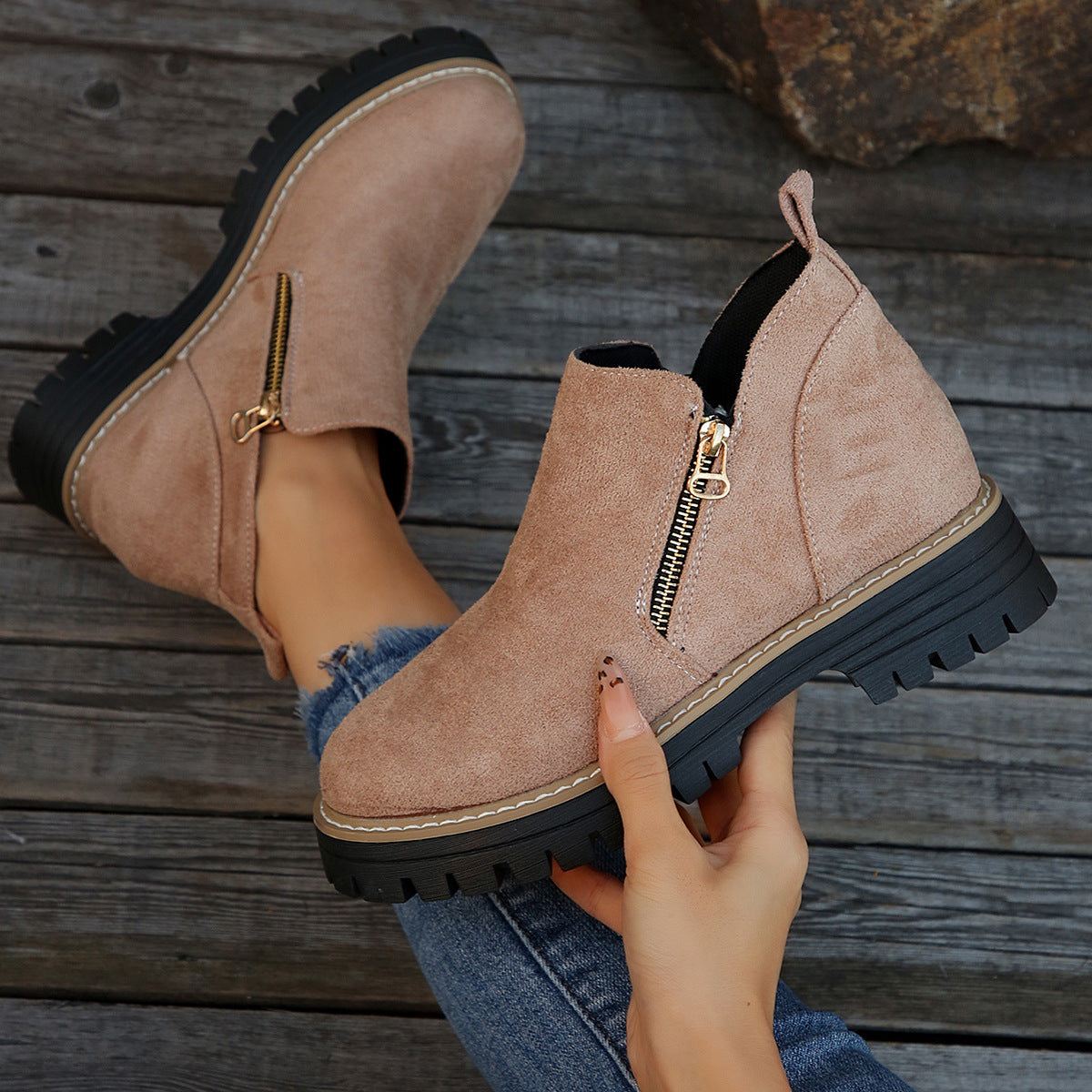 Bottines Daim Tendance