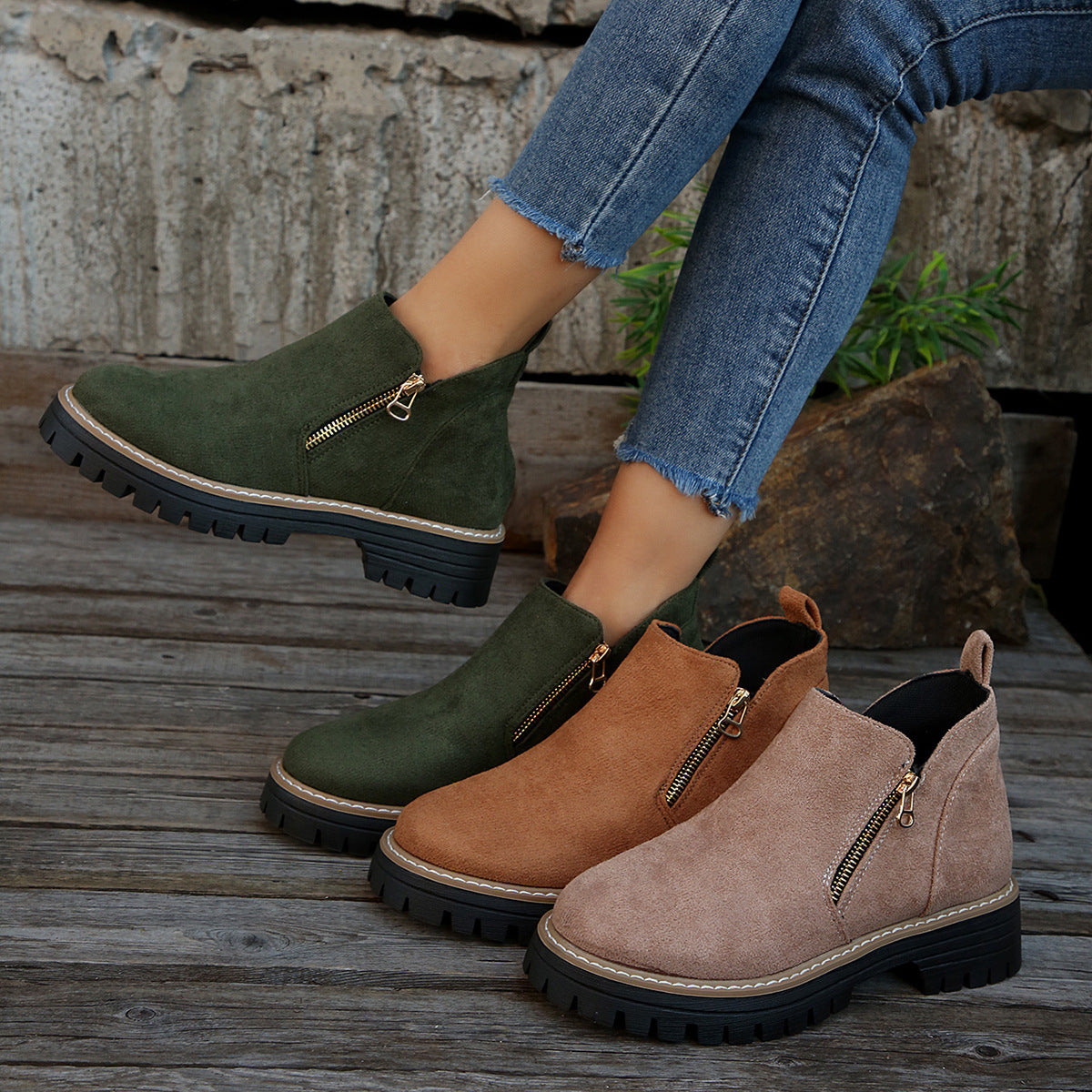 Bottines Daim Tendance