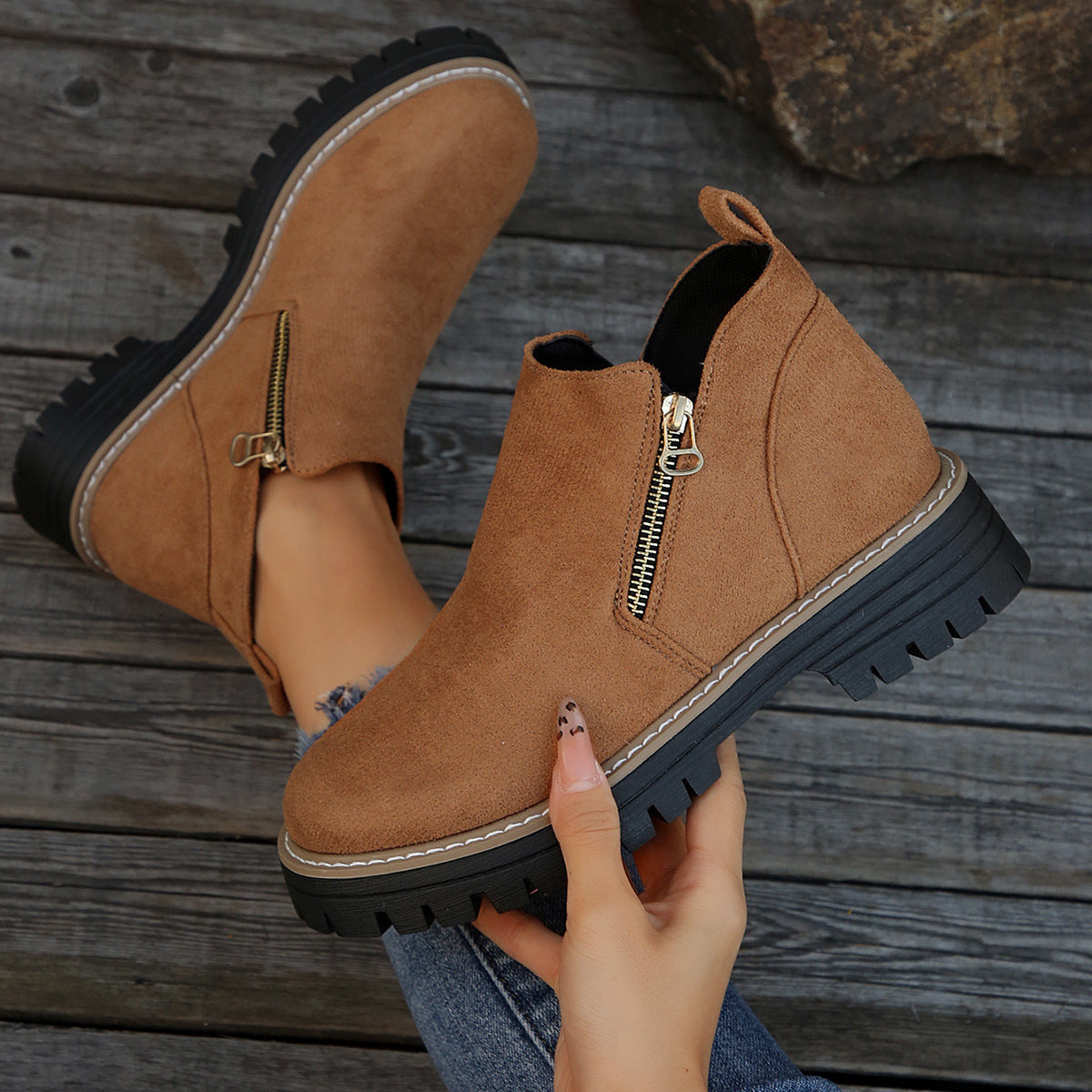 Bottines Daim Tendance